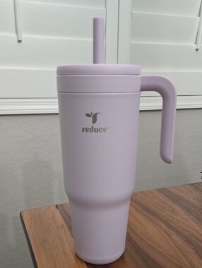 NWOT 40oz Reduce Lavender Insulated Travel Tumbler with Handle